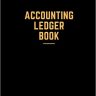 ccounting ledger book: monthly bookkeeping record book/large simple bookkeeping ledger/business expense tracker notebook for small business and … and financial ledger/size of 8.5*11 inches