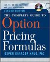 The Complete Guide to Option Pricing Formulas (PROFESSIONAL FINANCE & INVESTM)