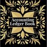Accounting Ledger Book: Simple large accounting ledger book for bookkeeping & small business. 8.5”x11” (21.59 x 27.94 cm), 120 pages