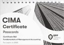 CIMA BA2 Fundamentals of Management Accounting: Passcards CIMA BA2 Fundamentals of Management Accounting: Passcards