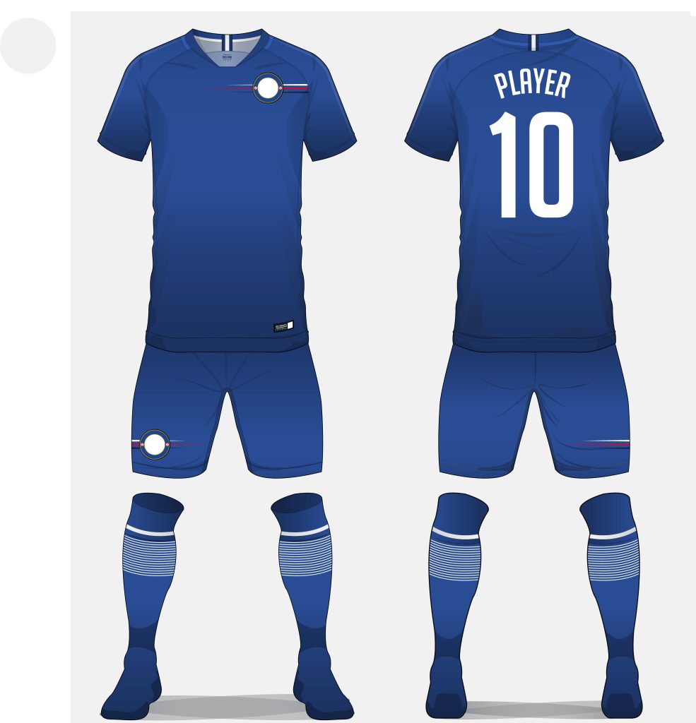 Random Football Kit - Blue